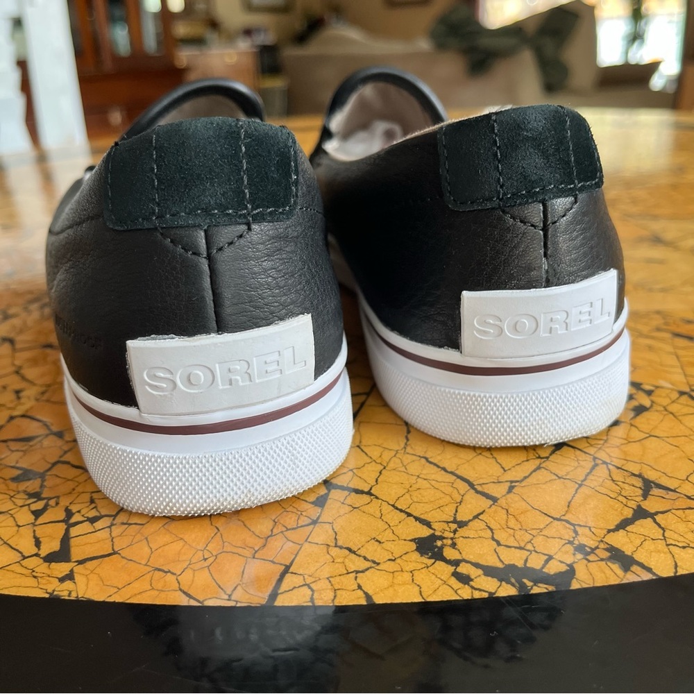 Sorel Men's Black Slip-On Shoes - Picture 5 of 10